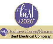 Meer Electric voted best Electrical Company in Peachtree Corners/Norcross 2026